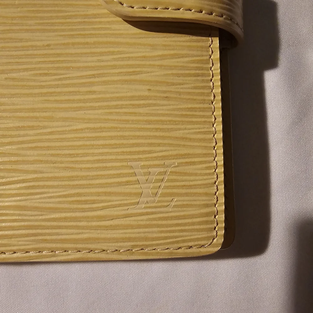 Louis Vuitton Mustard Epi Leather Planner